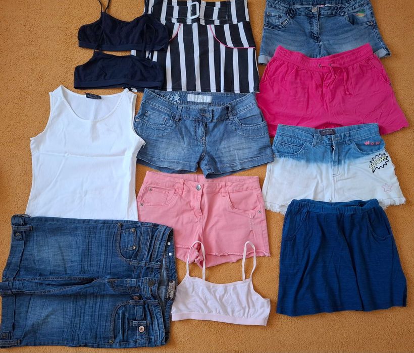 Детски летни дрехи размер 158, 12 броя за 24 лв.