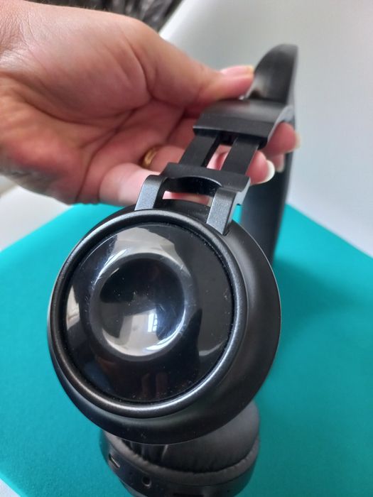 Casti wireless Over-Ear, urechi de pisica cu jocuri de lumini