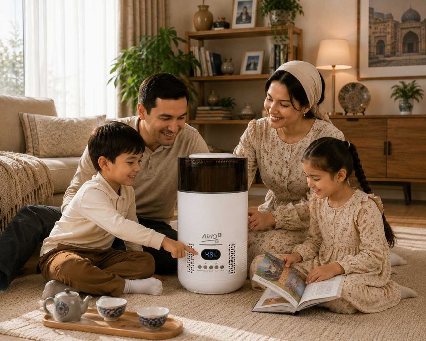 AirIQ Lite 3-в-1: очиститель, увлажнитель и UV-C, до 45 м² IQ Air
