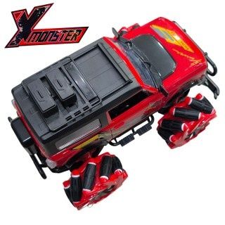 Джип с Дистанционно X-Monster 4x4, Странично Движение, LED Светлини