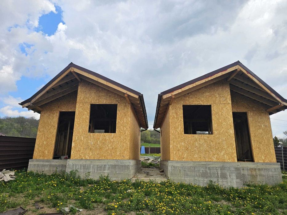 Teren + Casute (schimb cu Apartament in Targoviste) - la 8km de Targoviste