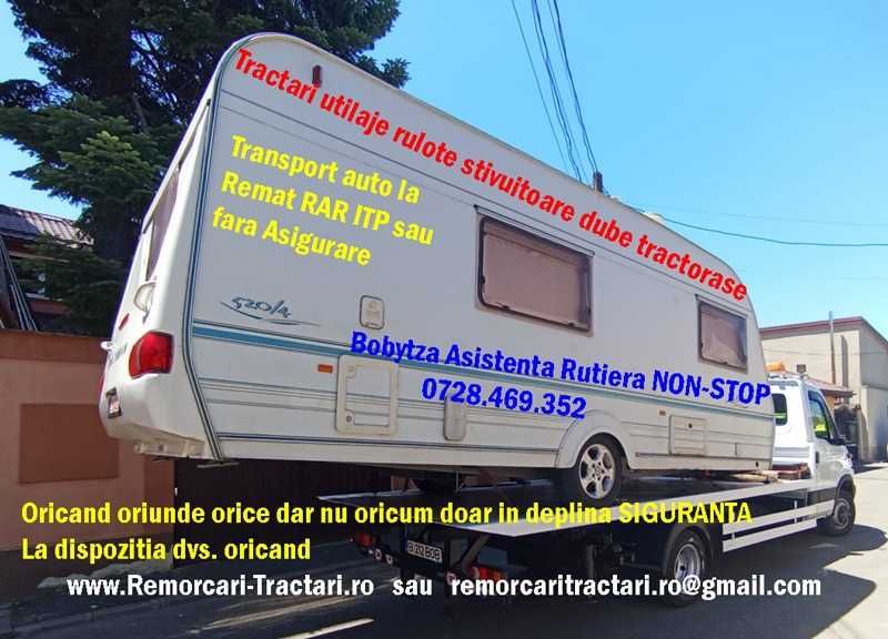 Platforma hidraulica tractari auto dube utilaje stivuitoare nacele