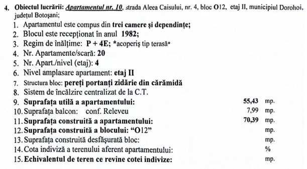 Apartament 3 camere Plevna – mobilat, etaj 2/4