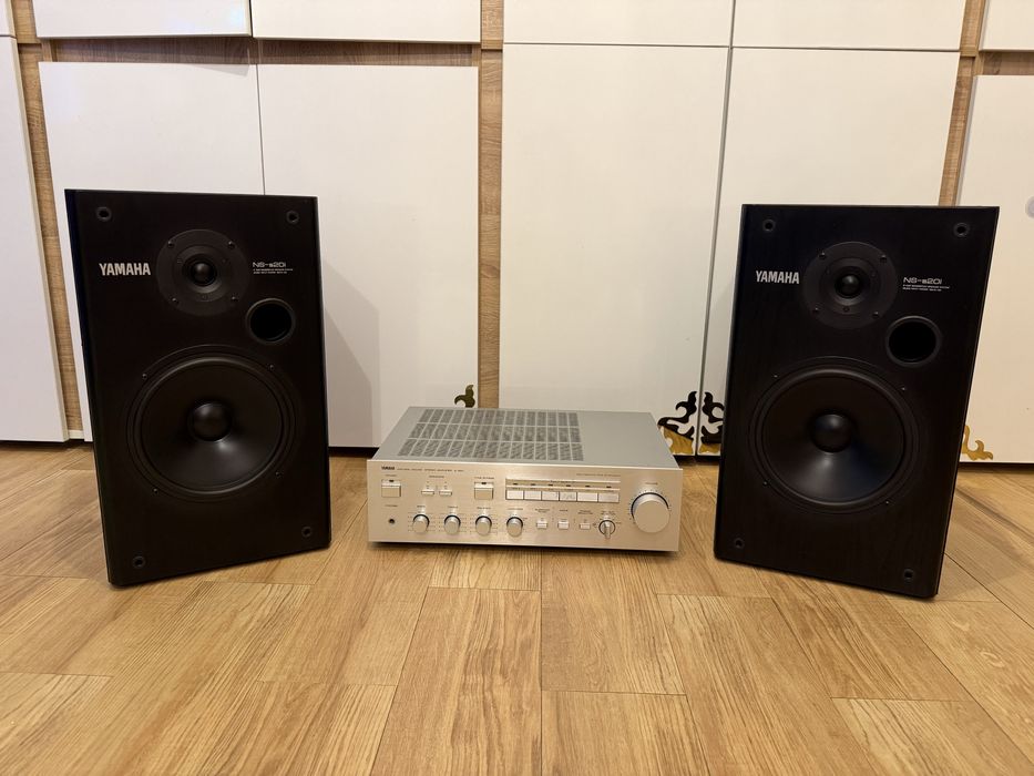 Yamaha vintage Hi-Fi premium – A-520 + NS-S20I – monitoare Yamaha cu difuzoare Vifa