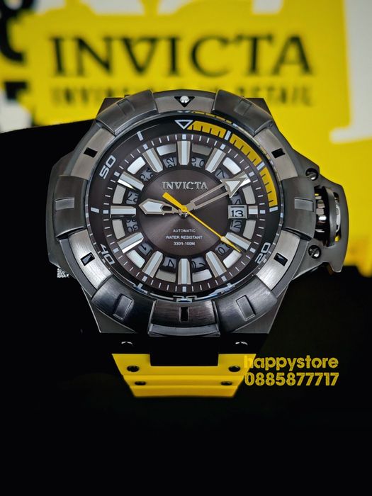 INVICTA Akula Graphite automatic 62 mm, Инвикта нов ръчен часовник