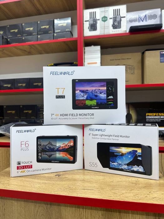 Feelworld Foto Kamera uchun turli xil monitorlar