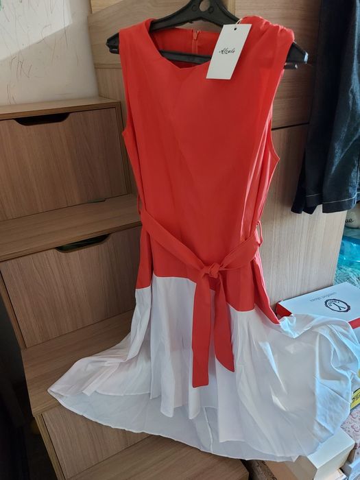 Платье летнее с поясом