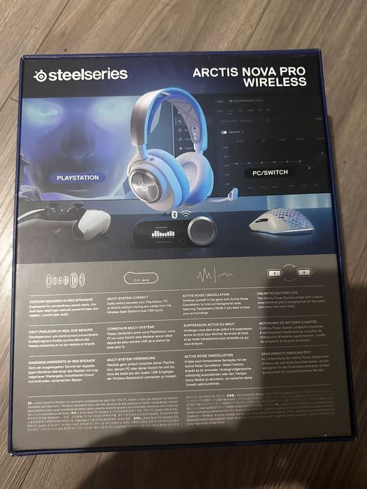 SteelSeries Arctis Nova Pro Wireless Albe Playstation