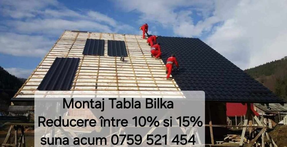 Acoperiș Tabla BILKA Reparații Acoperișuri hidroizolații dulgheri
