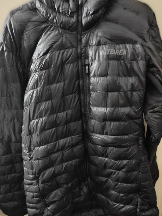 Adidas terrex icesky geaca puf gluga jacheta iarna