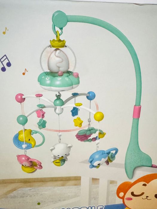 Carusel muzical patut bebelus