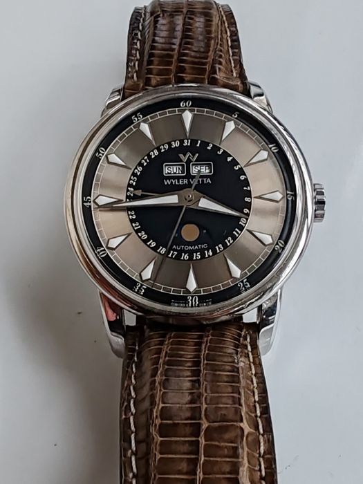 Ceas Wyler Vetta Beaux Arts Triple Calendar Moon Phase Automatic
