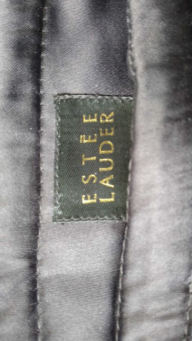 луксозна малка чанта от черно кадифе комплект с портмоне