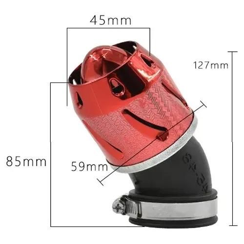 Спортен Въздушен Филтър №5005-1 за Мотор, Скутер, ATV 45 с редуктор 35