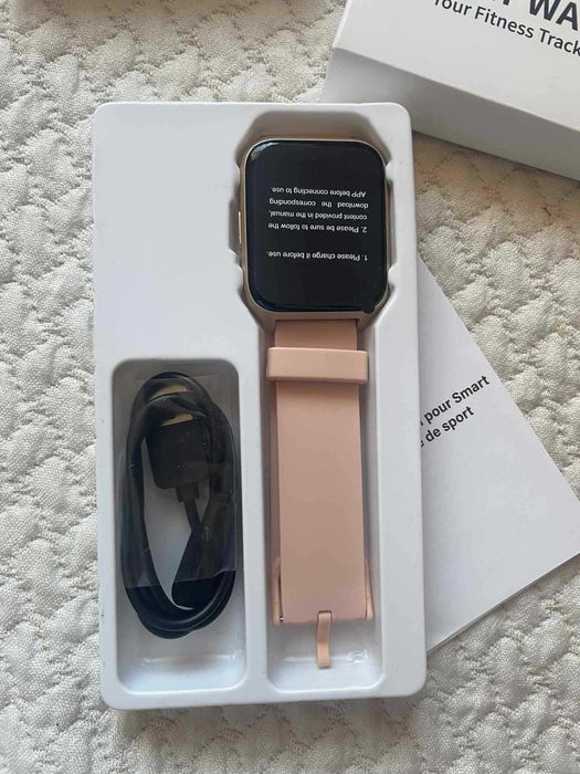 Smart Watch / Смарт Часовник - бял , черен, розов / Fitness Tracker