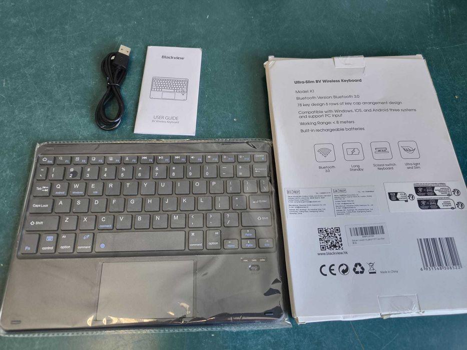 Tastatura cu touchpad wireless bluetooth pt tableta, smartphone sau laptop