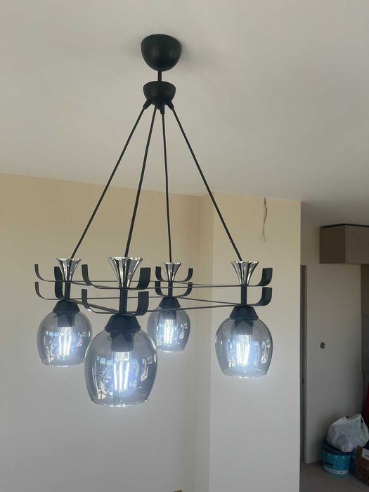 Полилей обърнати чаши, 3ка и 4ка, огледални, осветителни тела,ПРОМОЦИЯ