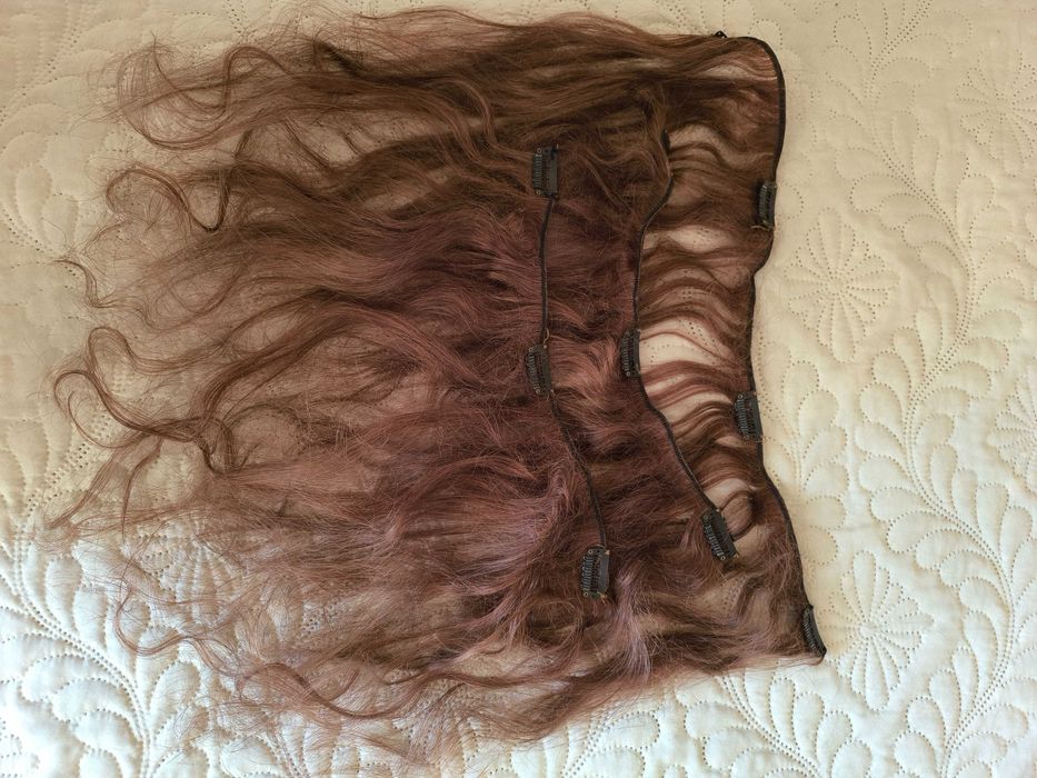 Естествена коса кестенява