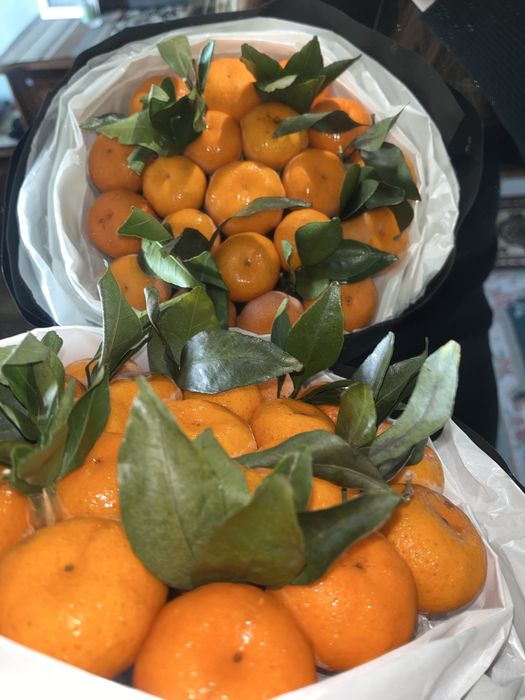 Букеты из мандаринов на заказ