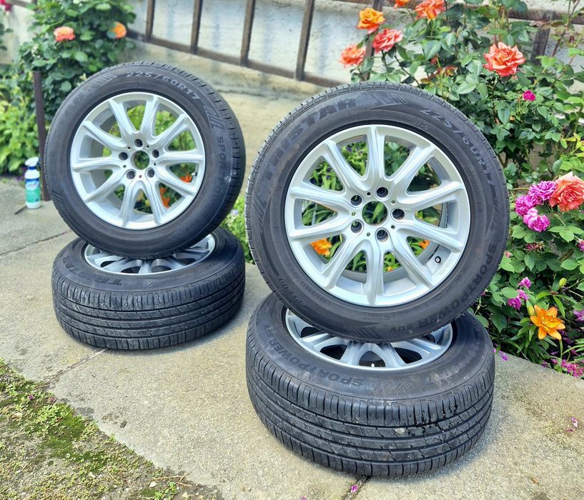 Set Jante Originale BMW X3 F25 + Anvelope Vara/ Stare Impecabilă