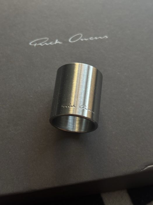 Rick owens cylinder ring