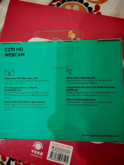 Camera Web Logitech C270 HD nou/ sigilat