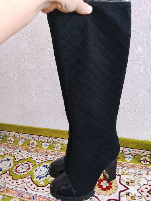 Сапоги замшевые демисезонные