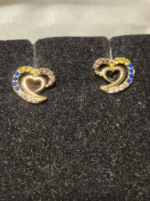 Cercei aur 14k, 1.23gr