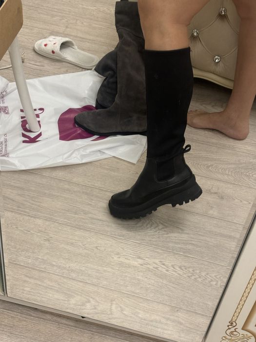 Продам сапоги,кожа! 39р