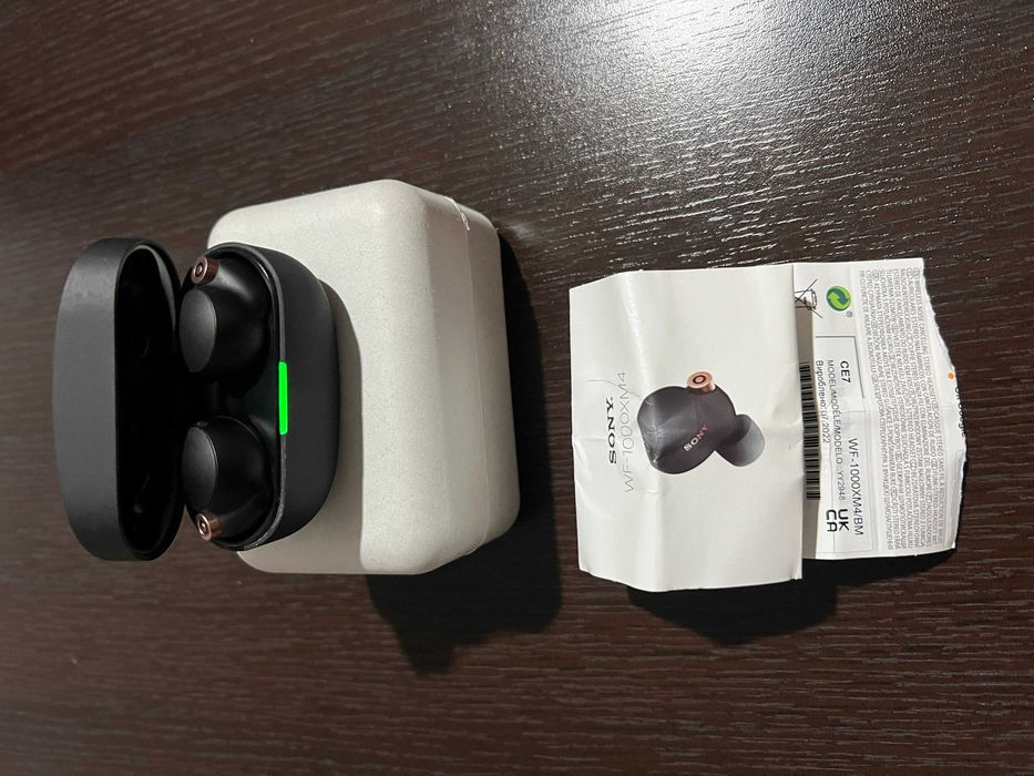 Casti In-Ear Sony WF-1000XM4B, Wireless, BT, NC, Microfon, CA NOU