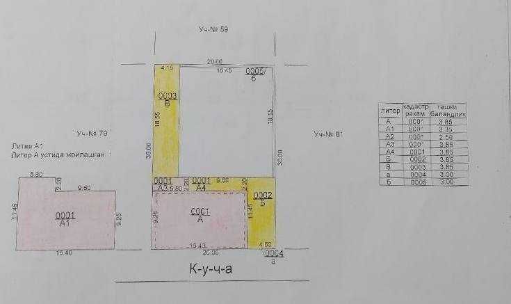 Юнусобод туманида 6 сотих ховли, уй сотилади yer narxida участок