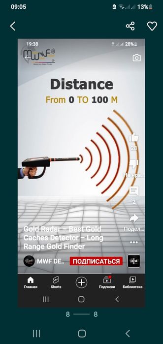 Золотоискатель GOLD RADAR