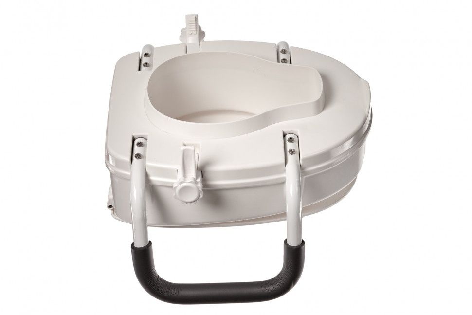 Сидение насадка с поручнями на унитаз по увеличению роста туалета.