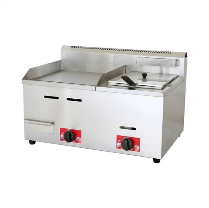 Plita pe gaz 2 in 1 : plita+ friteuza TRANSPORT GRATUIT