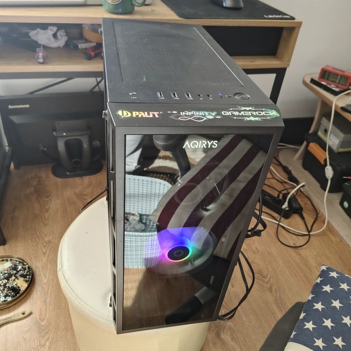PC calculator gaming gen 14 i3 14100f AMD Rx 6500xt 8gb ram Aqirys