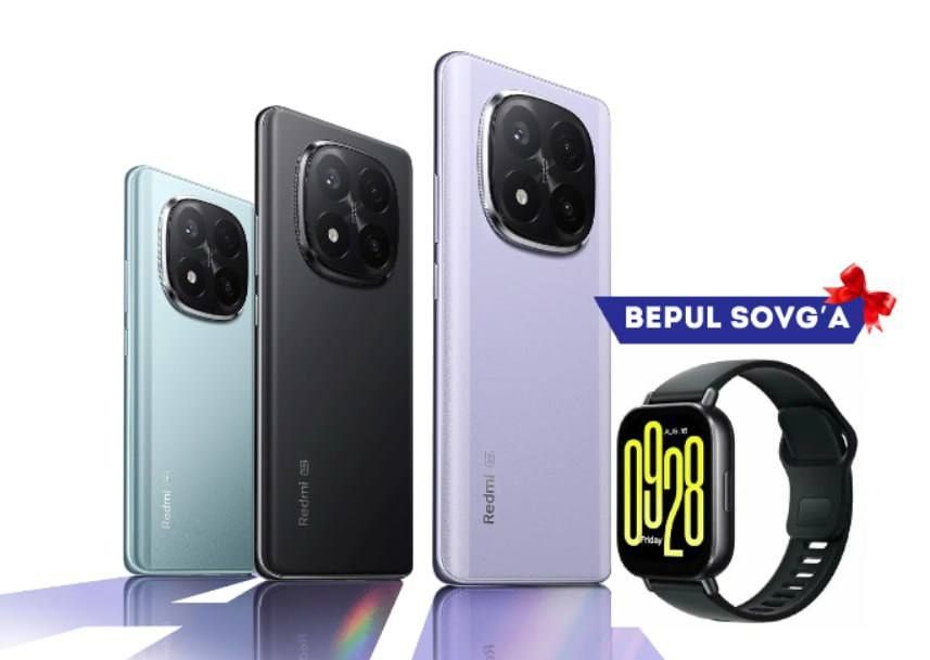 Redmi Note 14 Pro + 5G 512gb Naqt va Bo'lib to'lash