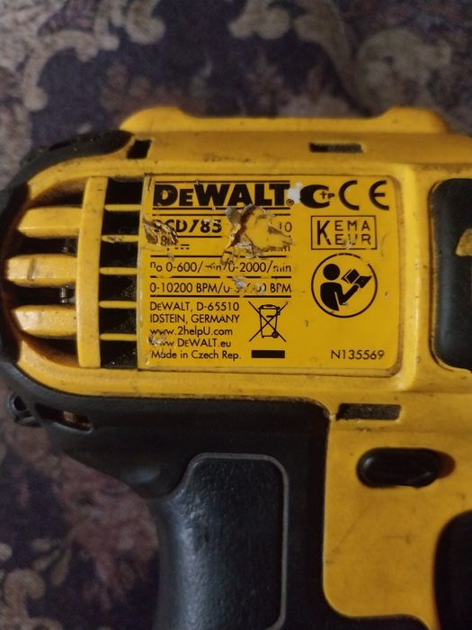 Dewalt DCD785 Винтоверт с батерия