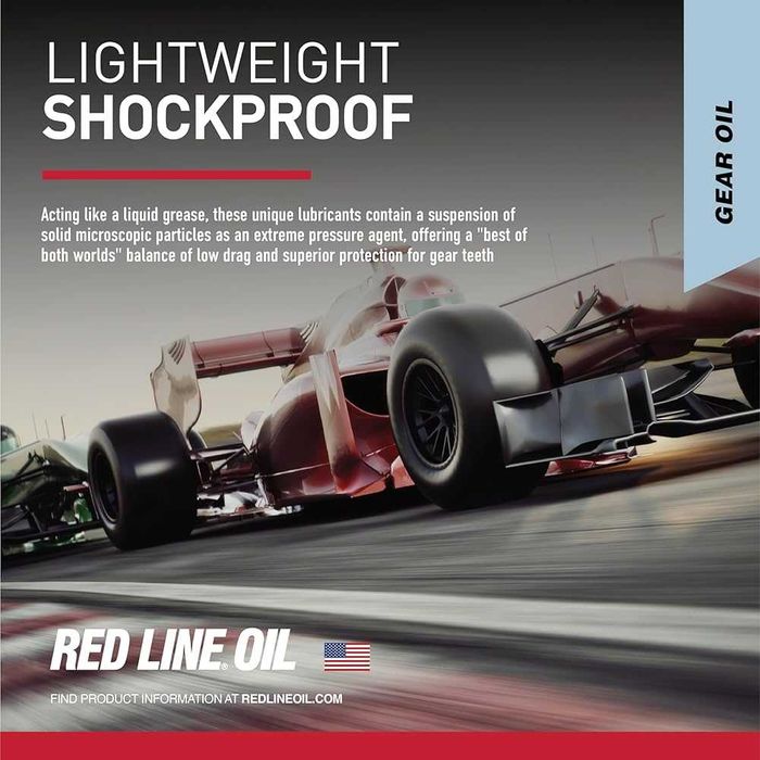 11бр - RED LINE OIL 58404 Gear Oil Lightweight ShockProof 0.95 L
