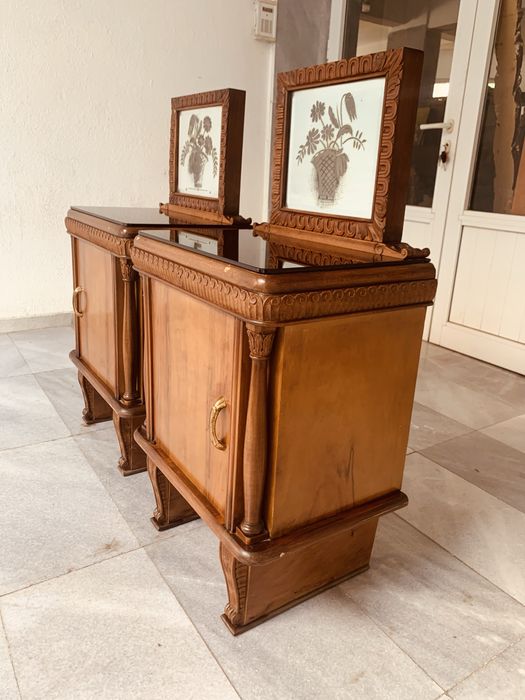 Италиански Арт-Деко шкафчета от 40–50-те години.