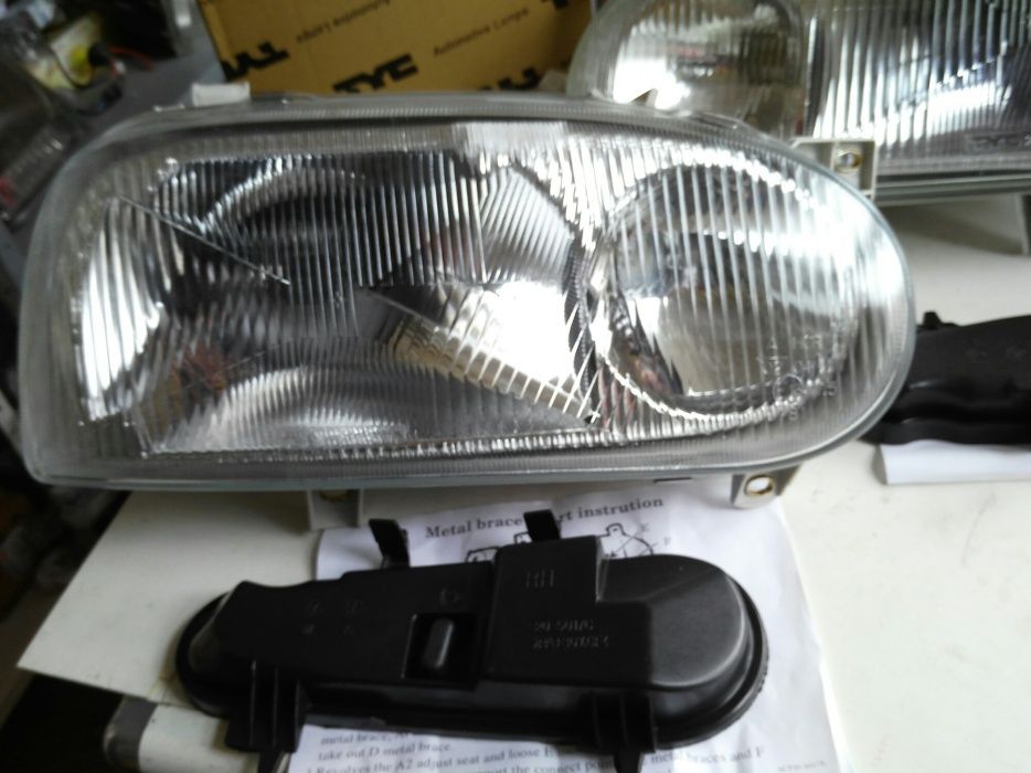 Фар двусекционен Голф 3 vw Golf3 фарове голф3 Н1 Н1