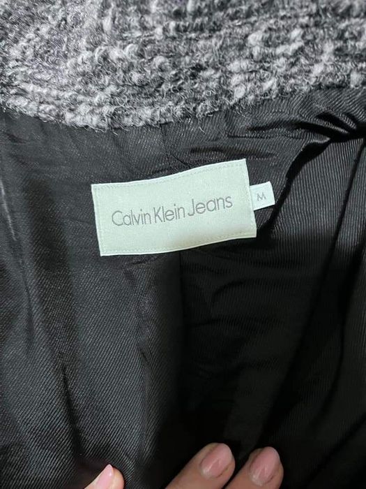 Sacou gros cu lana Mar. L Calvin Klein