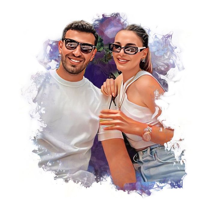 Дигитален портрет за 8ми март! Прекрасен подарък за любимата жена!