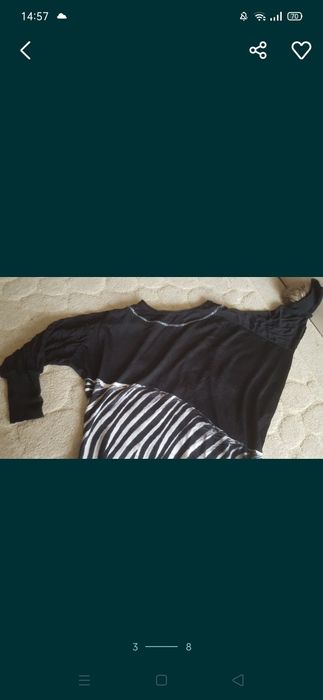 Туника зебра и черна риза