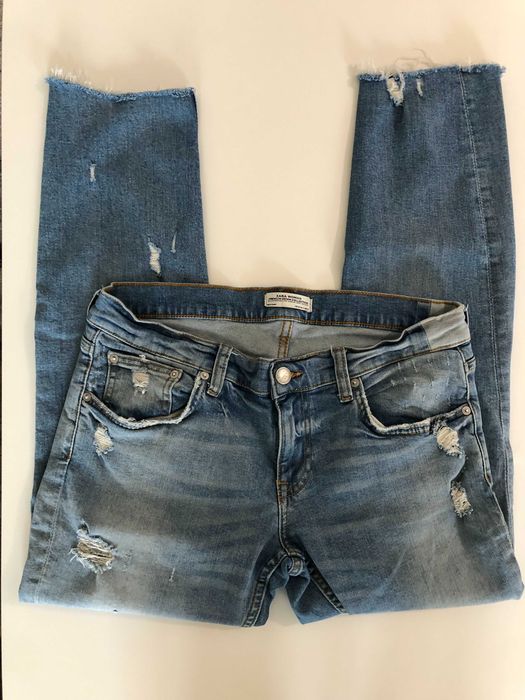 Zara Premium Denim Collection скини дънки - размер 38