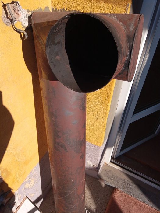 Метална тръба Дебелина на ламарината -2-2.5мм. подх. за коминно тяло