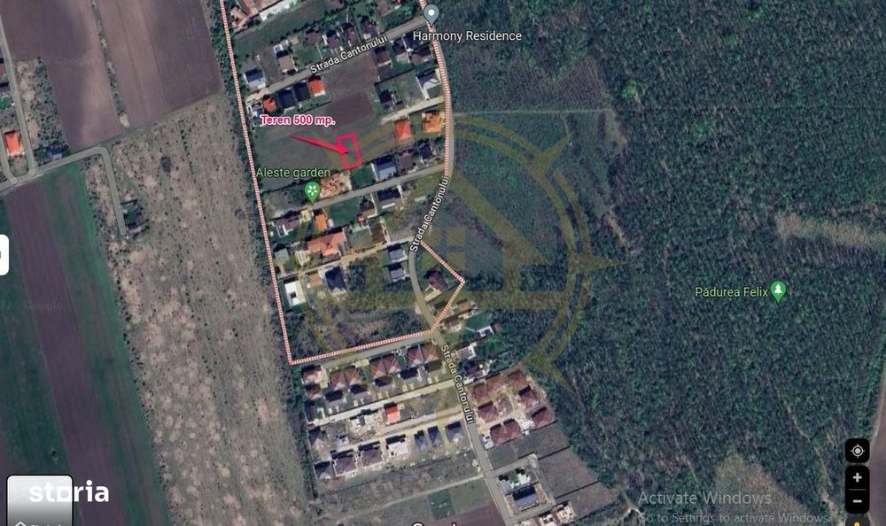 Dom00437 - de vanzare teren intravilan 500 mp langa padure