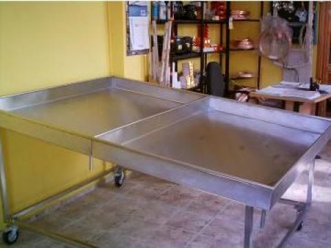 Masa inox prezentare peste