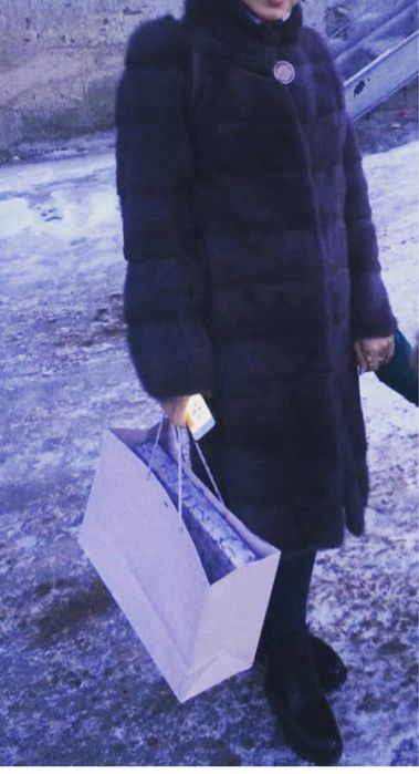 норковая шуба в лучшем состоянии