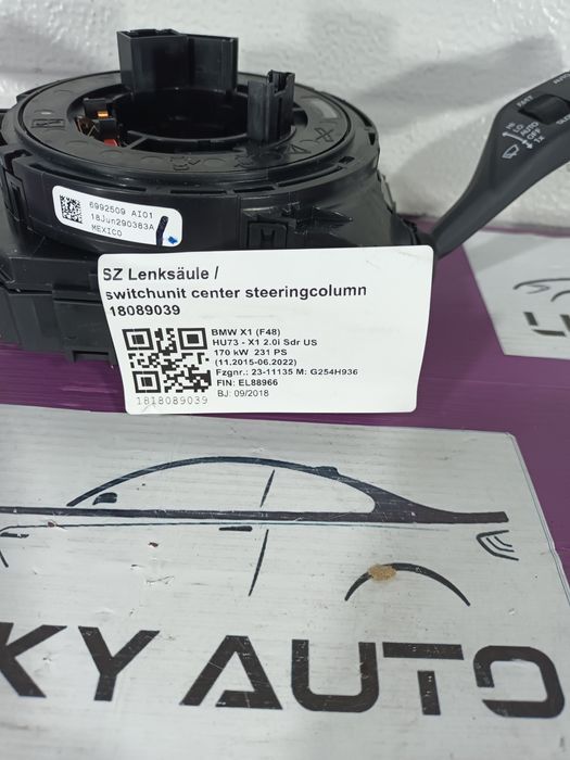 Szl spirala volan airbag cu manete bmw x1 f48