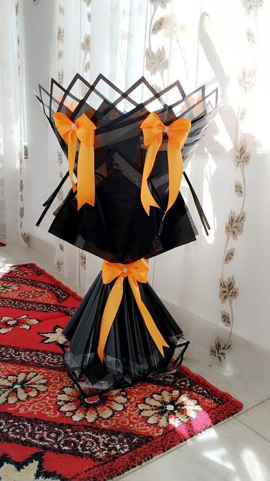 Buchet din flori satin!